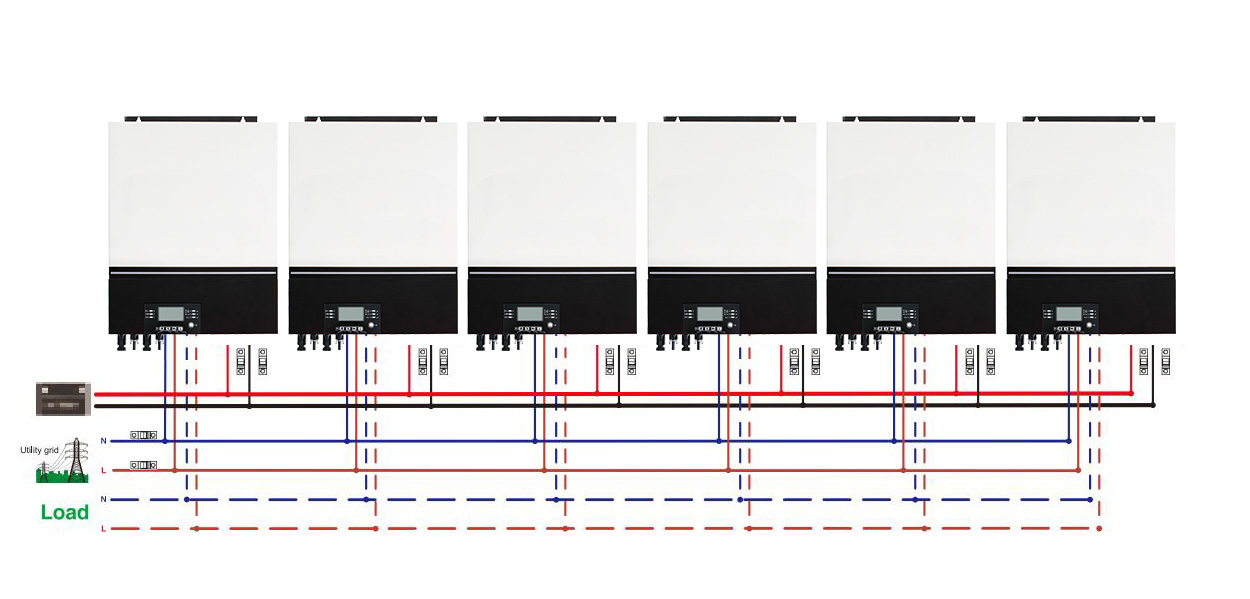 hybrid inverter with parallel function